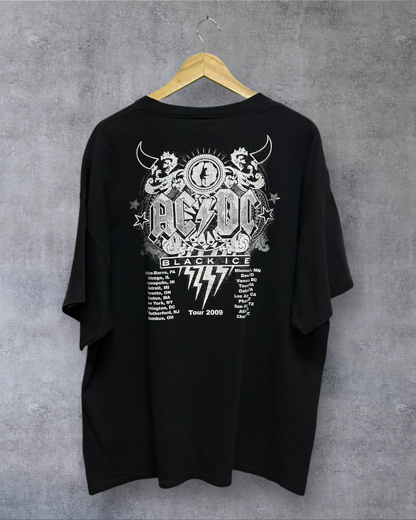 2009 ACDC Solo Angus Tour Shirt Adidas Tag XXL