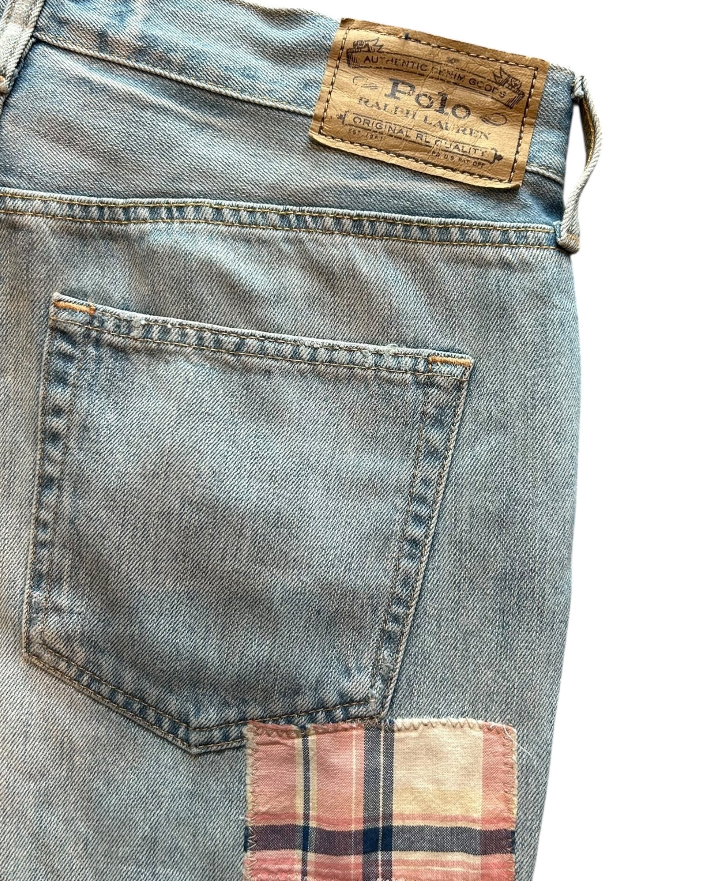 Polo Ralph Lauren Women’s Patched Distressed Slim Jeans Size 26