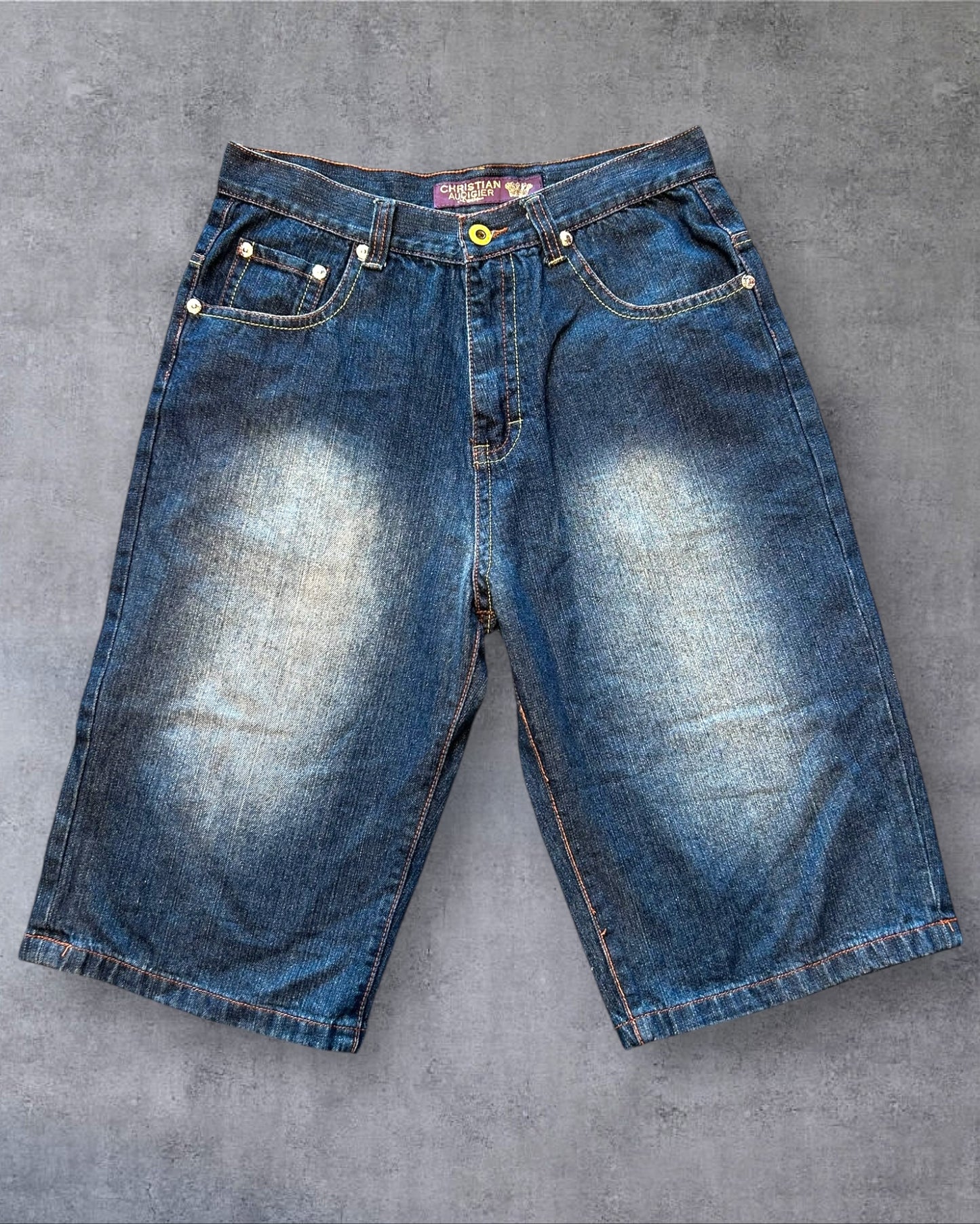Y2k Ed Hardy by Christian Audigier Embroidered Jorts