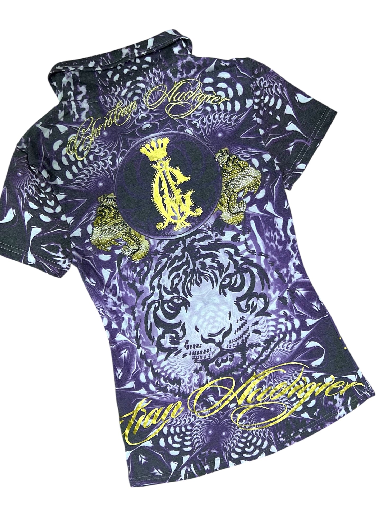 Christian Audigier Women’s Polo Shirt Small to Medium
