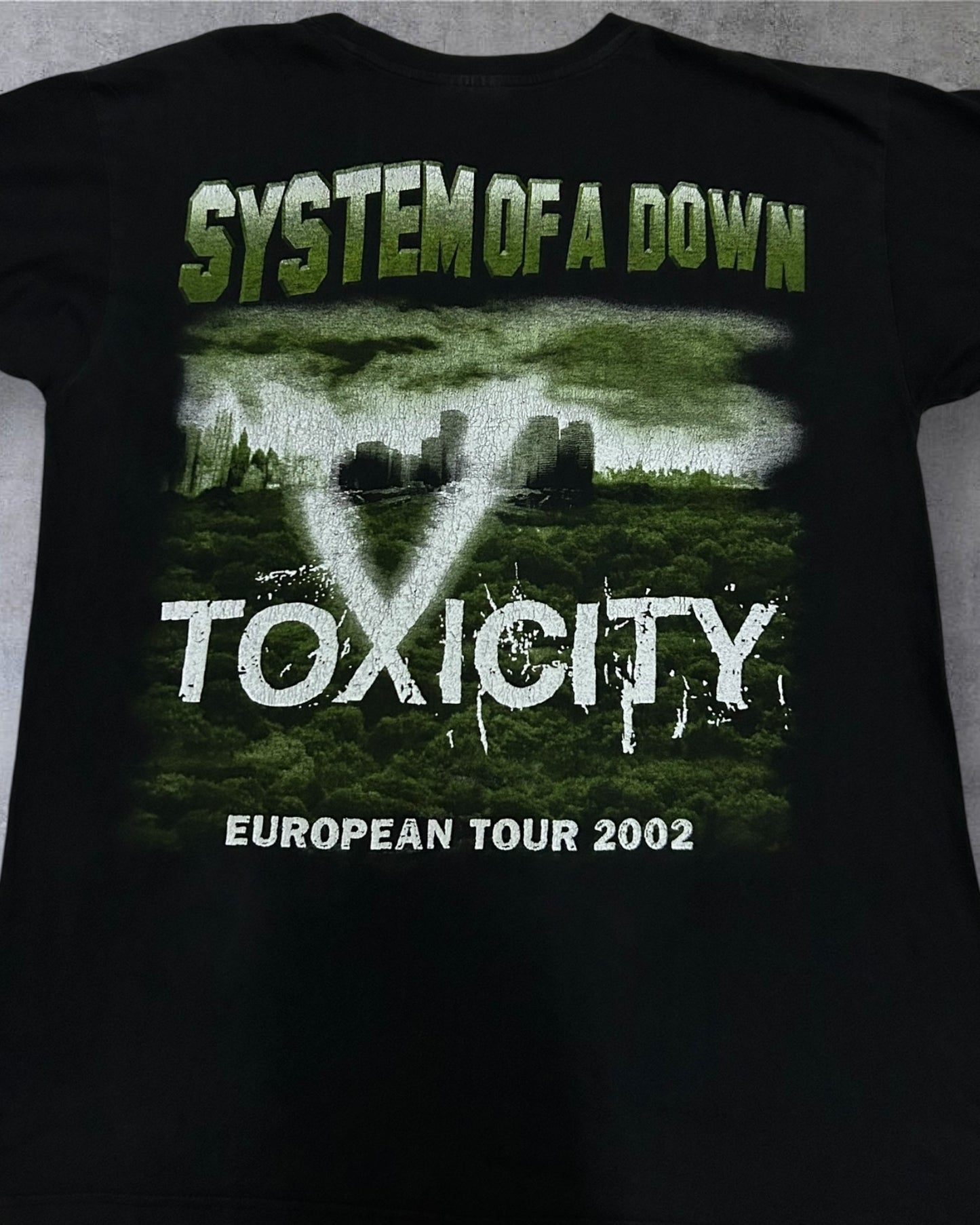 2002 System of The Down Toxicity European Tour Shirt Large