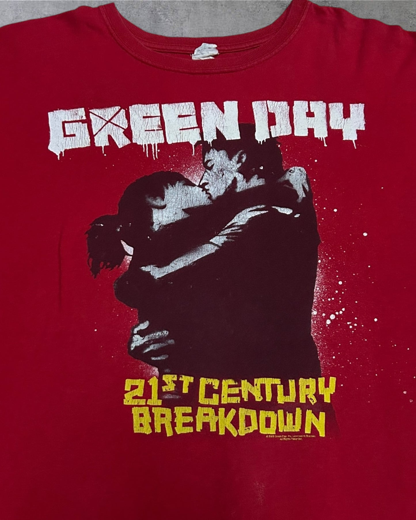 2010 Green Day 21st Breakdown Tour Shirt Large
