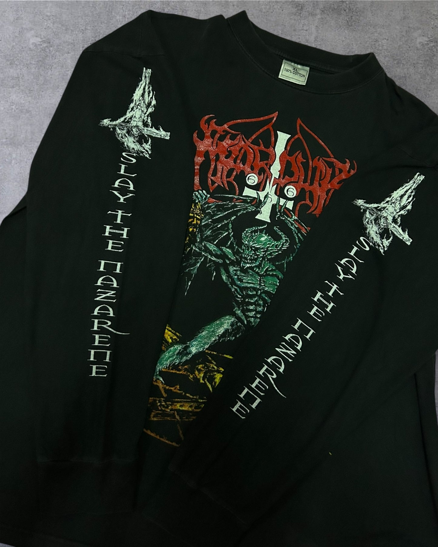 90s Marduk - Slay The Nazarene Long Sleeve XL