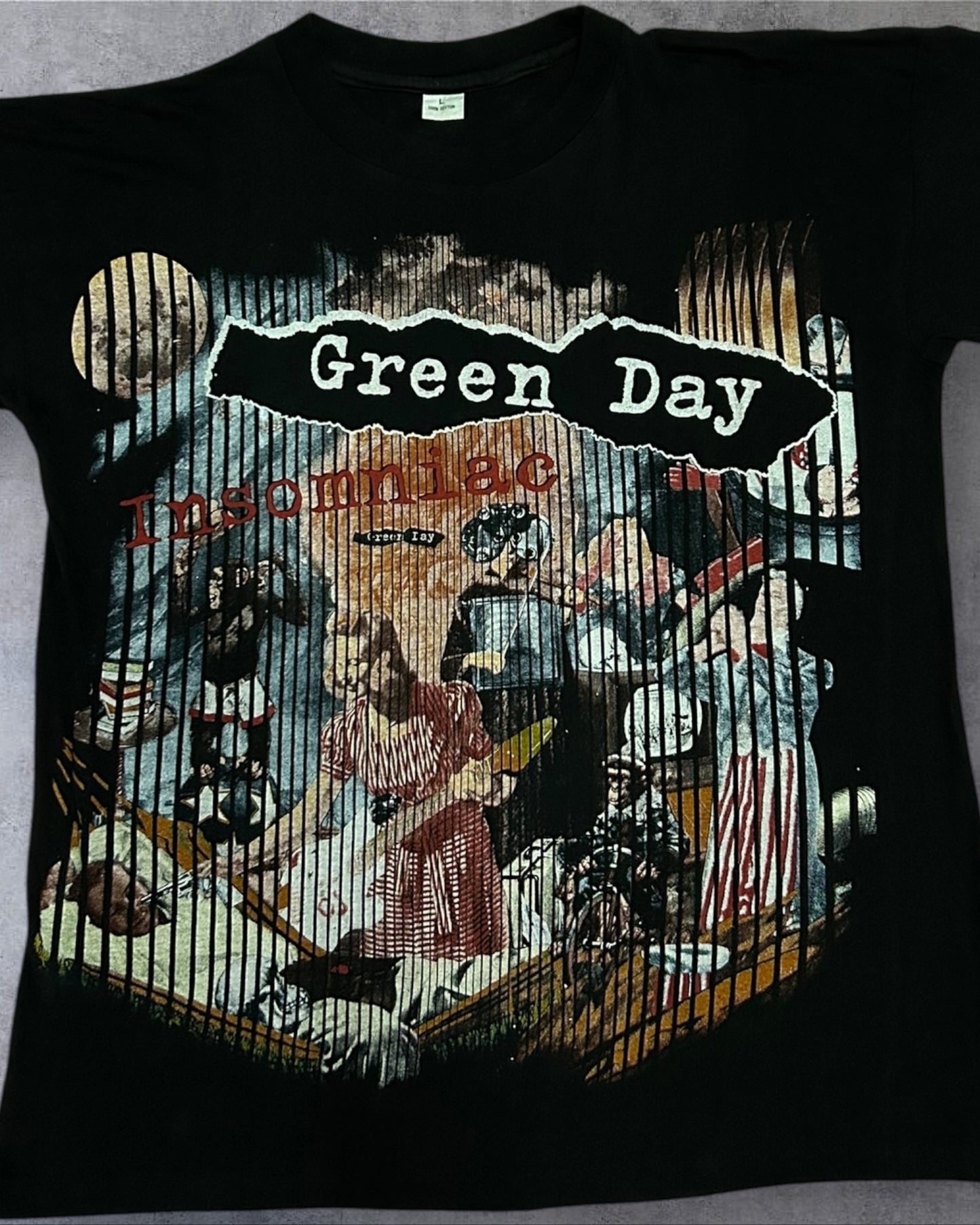 Vintage 90’s Green Day Insomniac Large on Tag