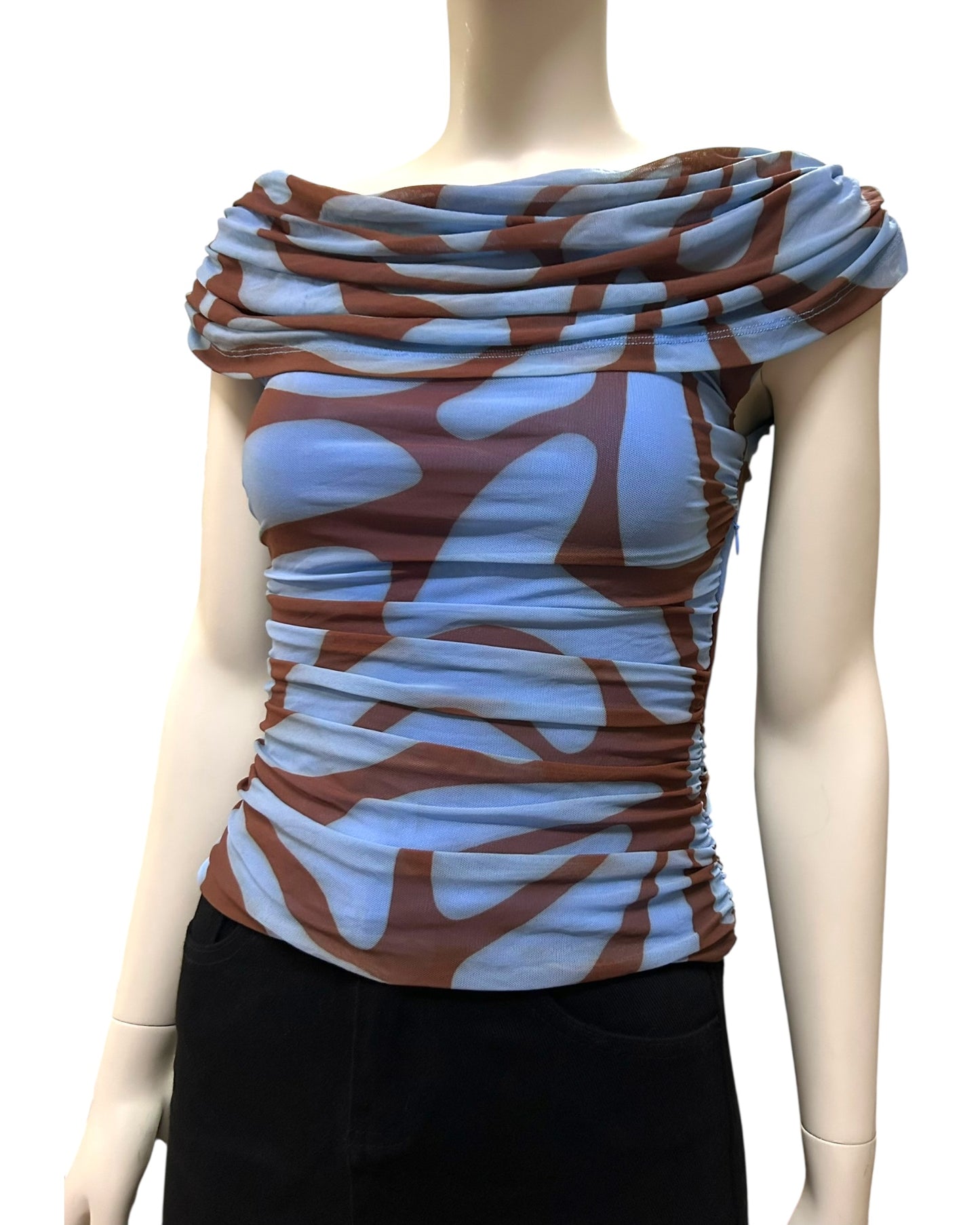 Zebra Konibo Deep Fold Top Small