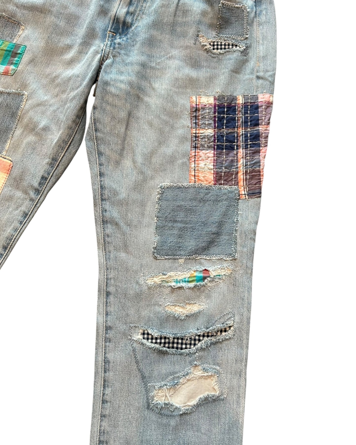 Polo Ralph Lauren Women’s Patched Distressed Slim Jeans Size 26