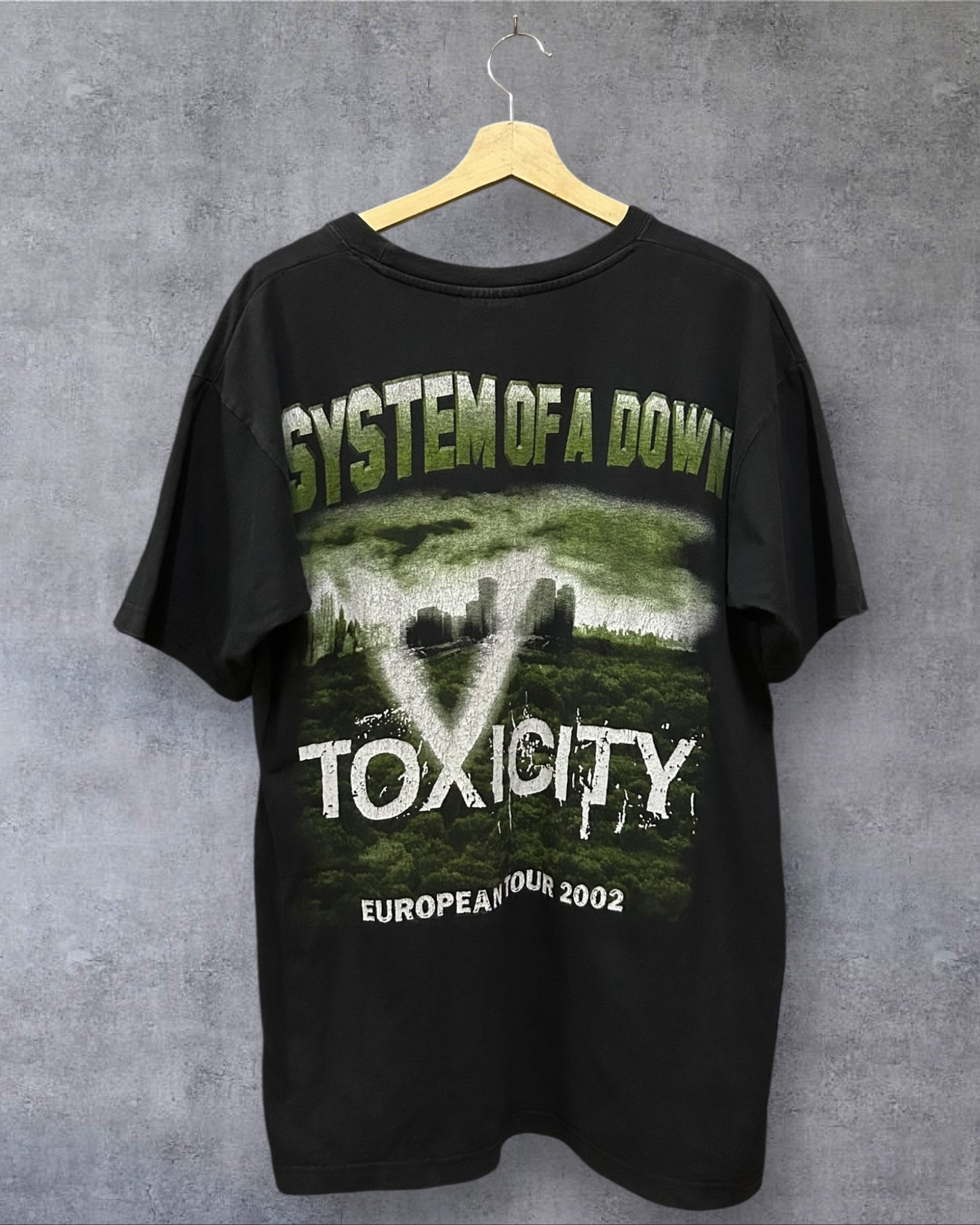 2002 System of The Down Toxicity European Tour Shirt Large