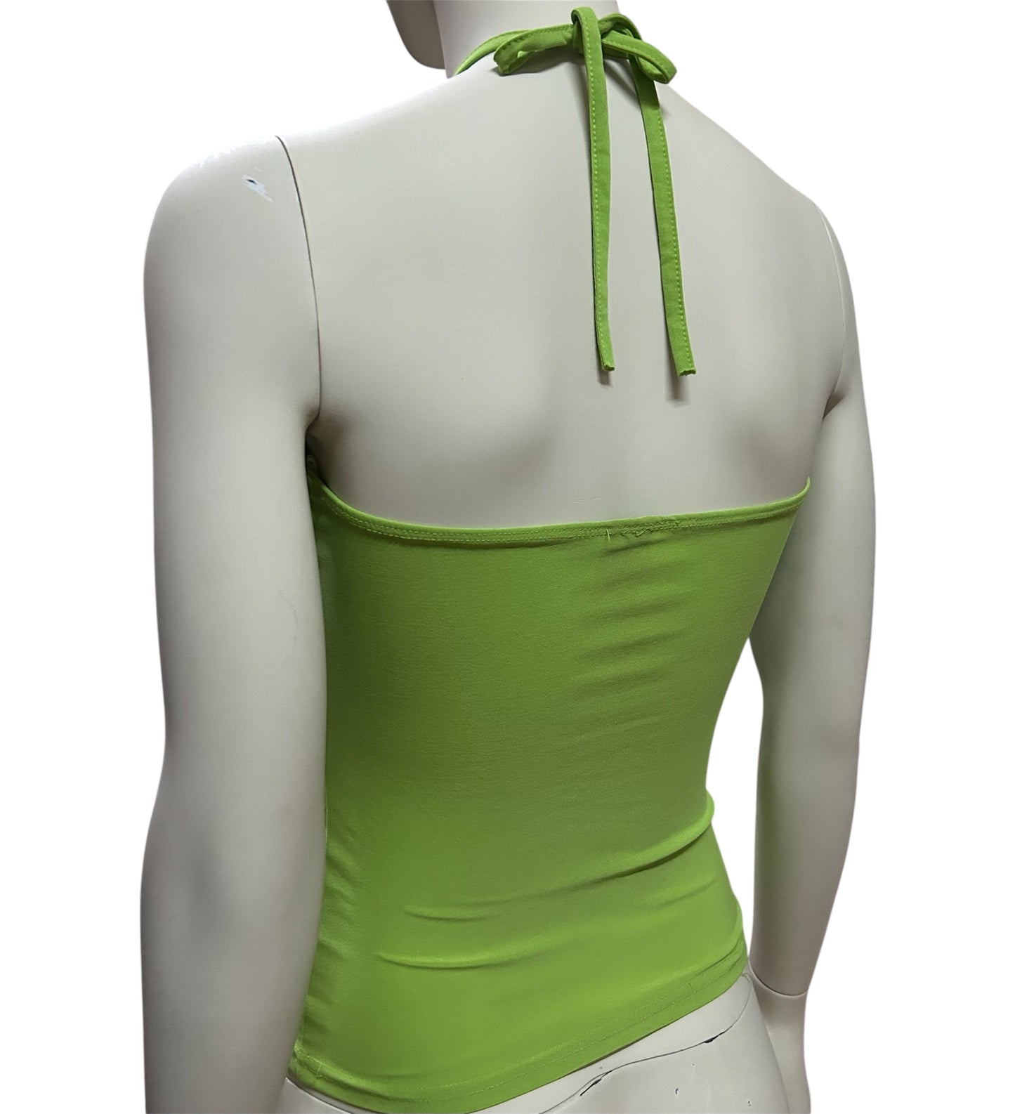 Green Apple Halter Top