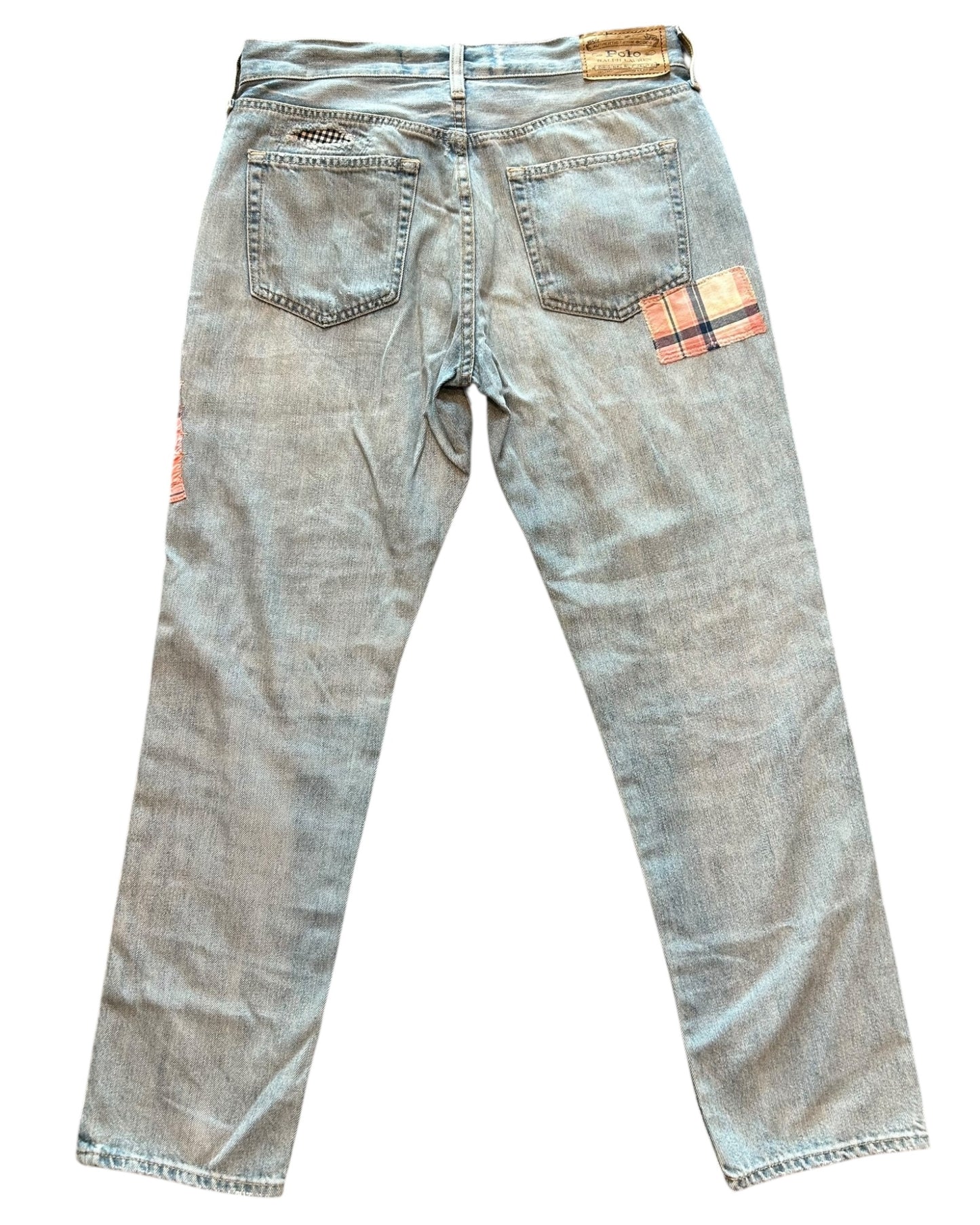 Polo Ralph Lauren Women’s Patched Distressed Slim Jeans Size 26