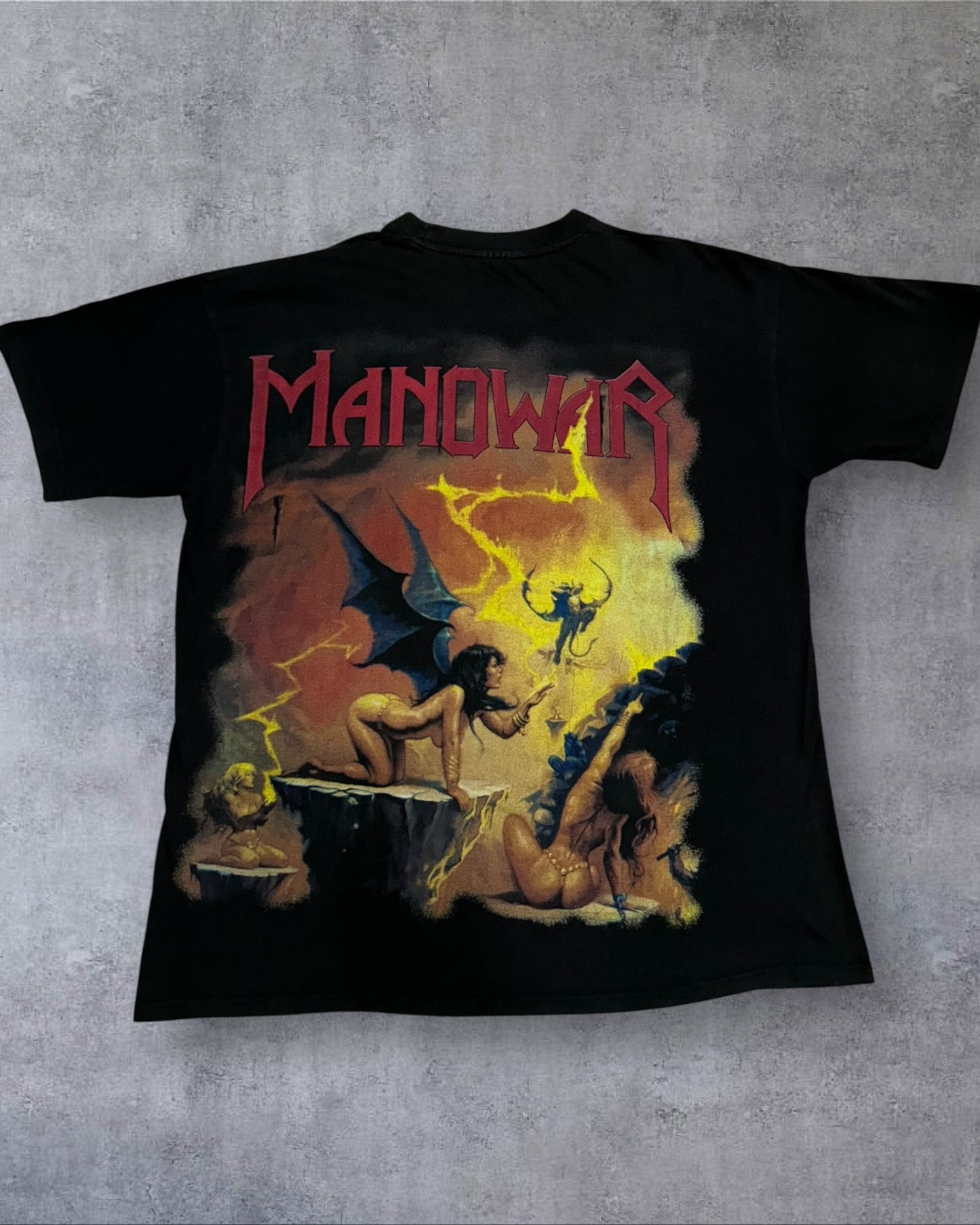 90’s Manowar Band Shirt XL