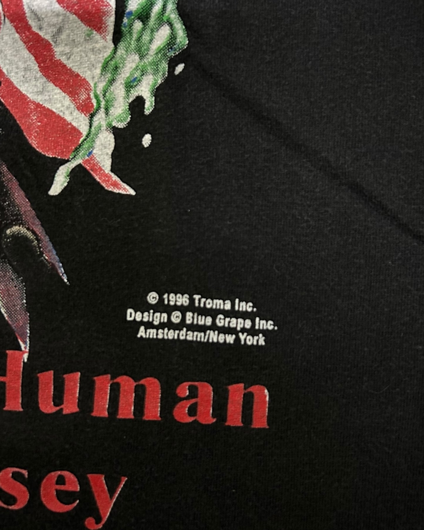 1996 Toxic Avenger Movie Promo T-Shirt Large