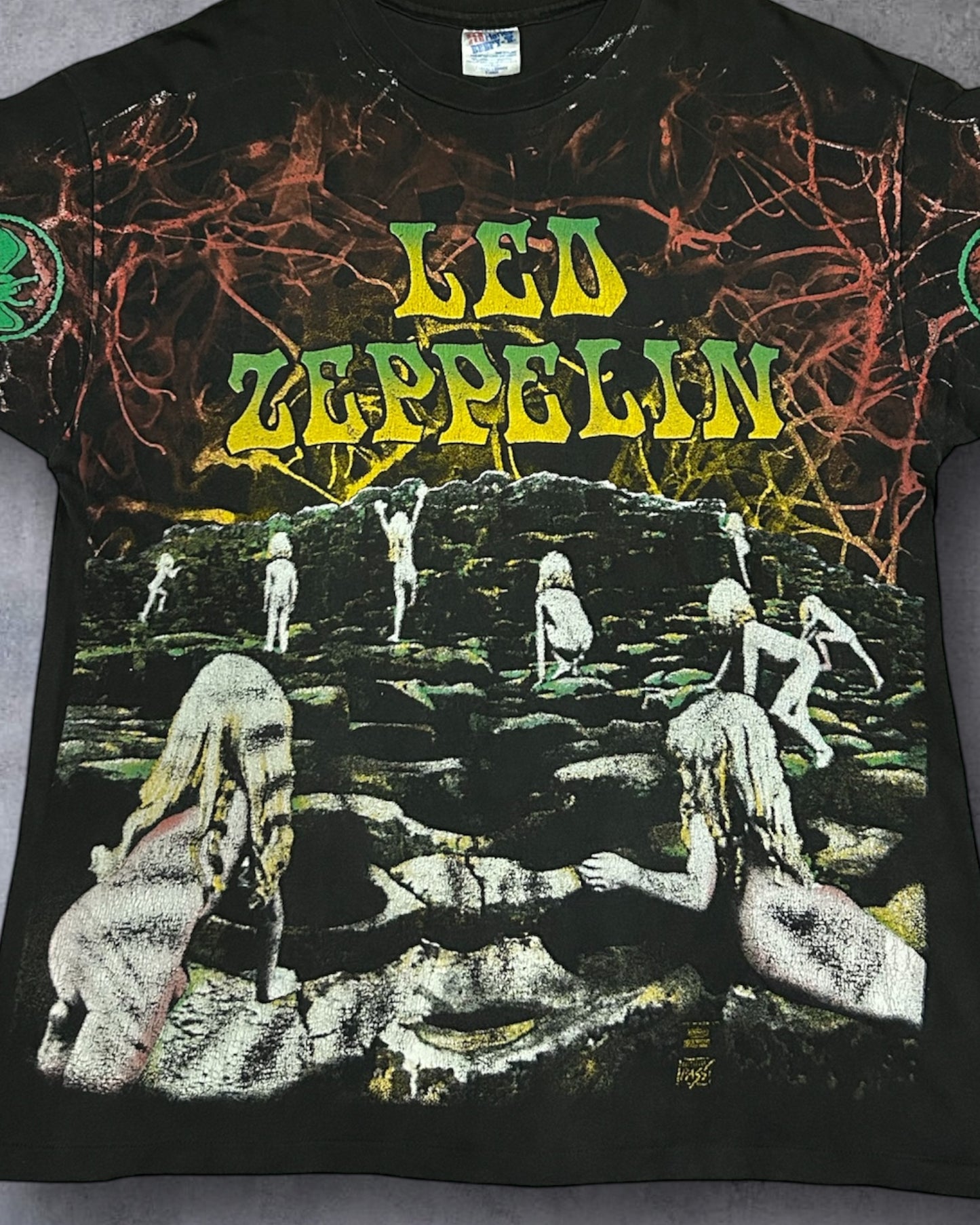 Vintage 1992 Houses of The Holy Led Zeppelin AOP XL