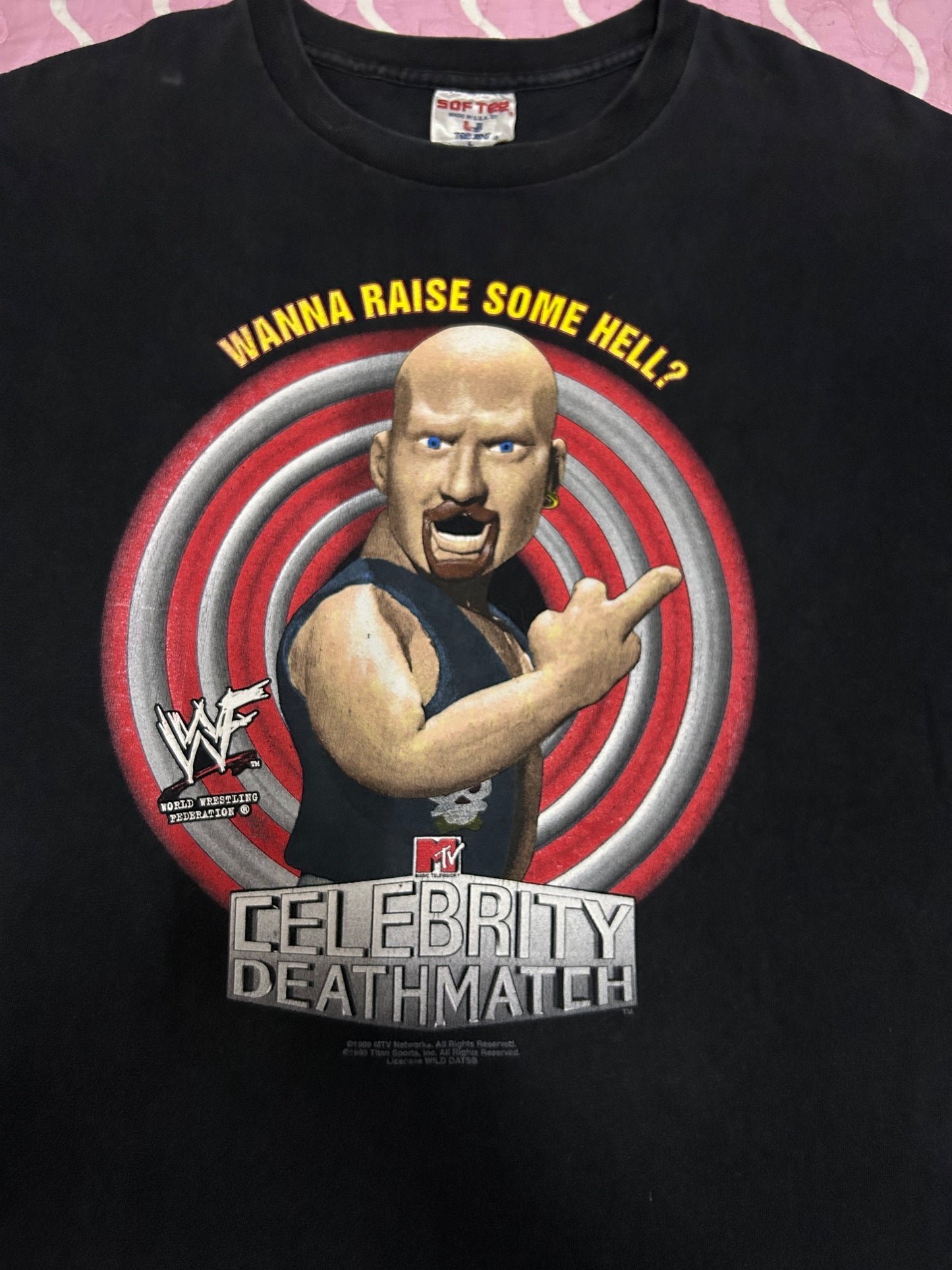 90’s MTV Celebrity Deathmatch Stone Cold Steve Austin Large