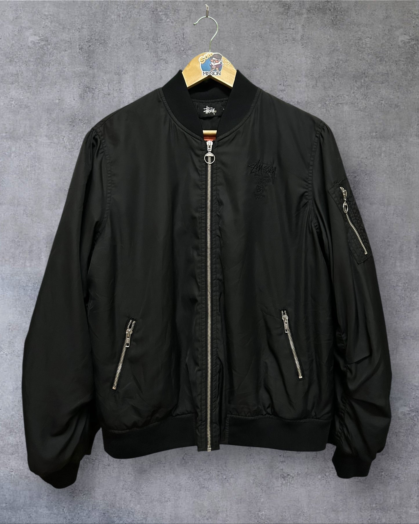 Stussy Stock Bomber Jacket Medium