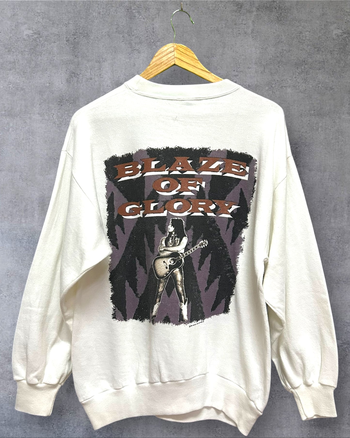90’s Bon Jovi Blaze of Glory Crew neck Large