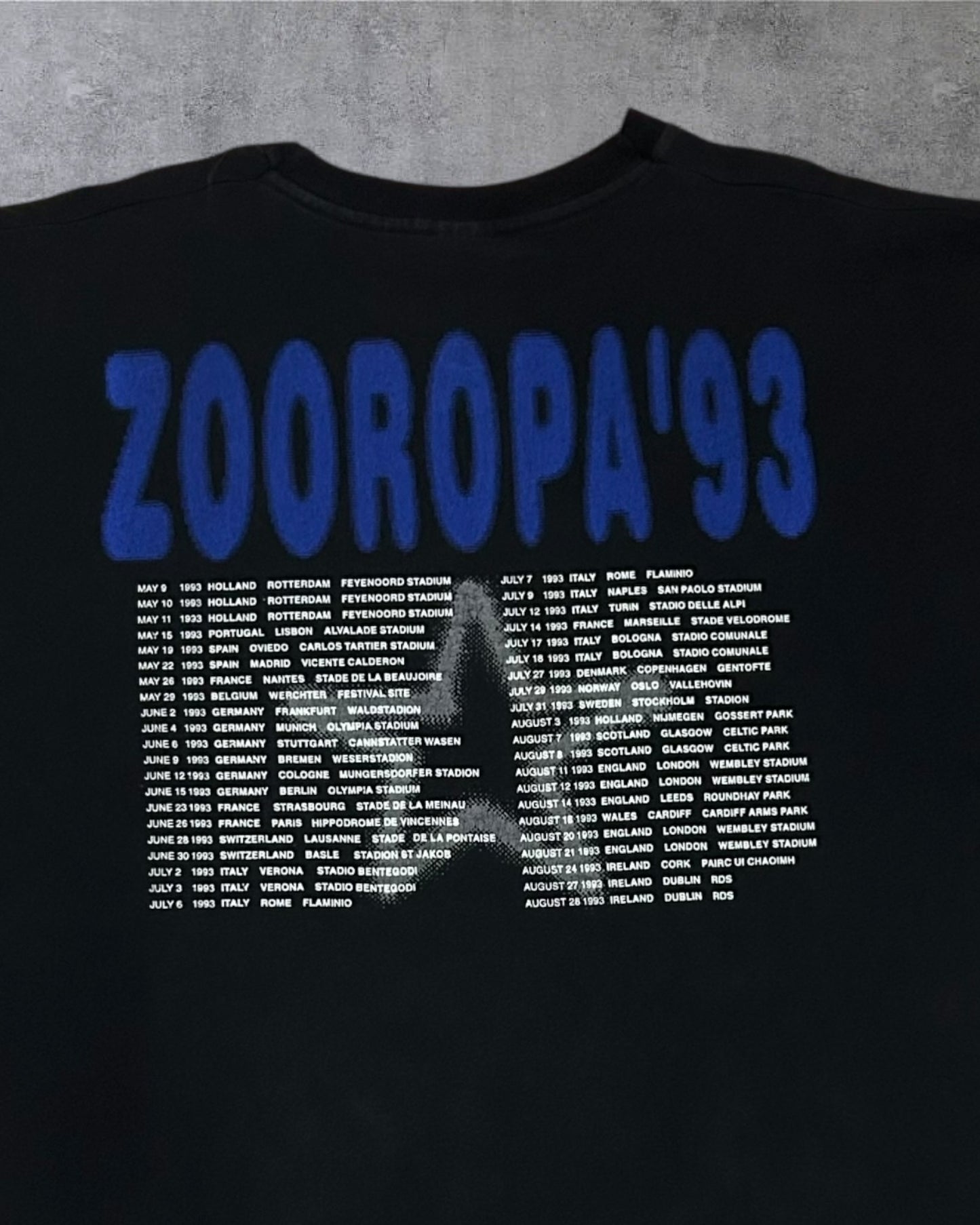 U2 Zooropa ‘93 Zoo Tour Shirt XL