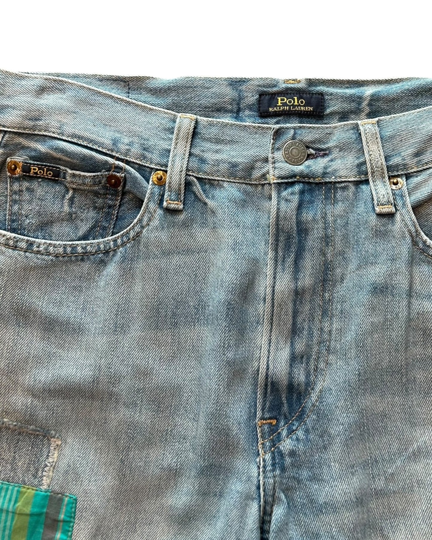 Polo Ralph Lauren Women’s Patched Distressed Slim Jeans Size 26
