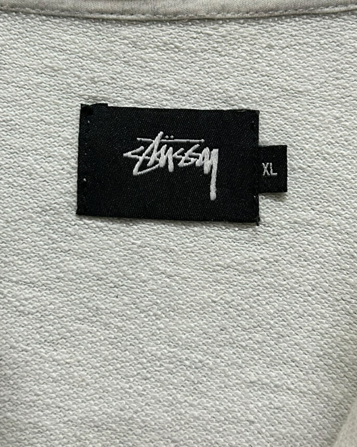 Stussy Quarter Zip Heather Gray Long Sleeve XL