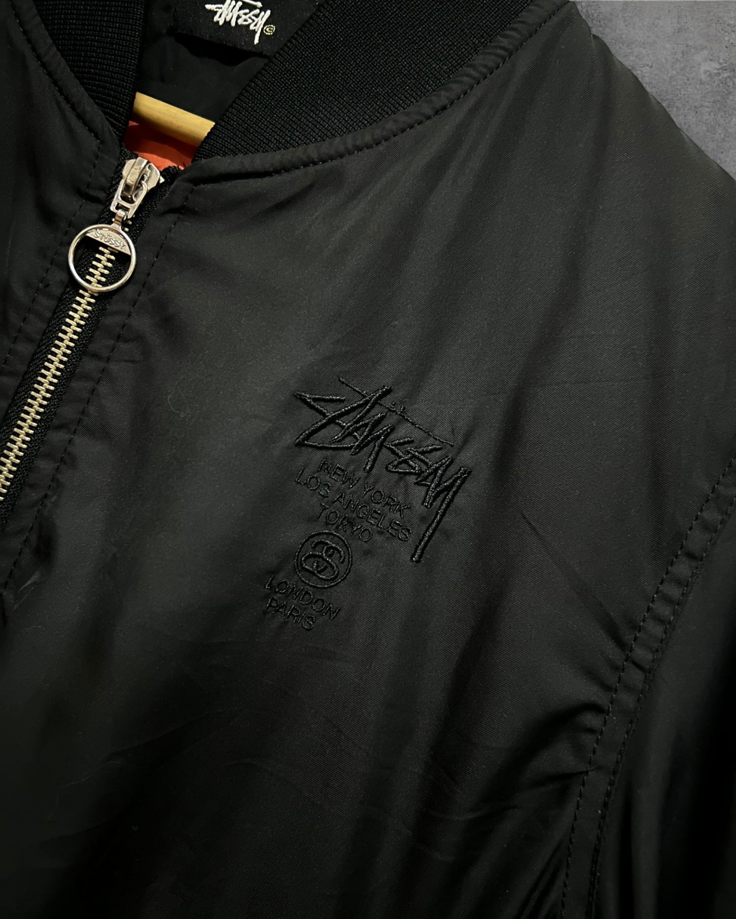 Stussy Stock Bomber Jacket Medium