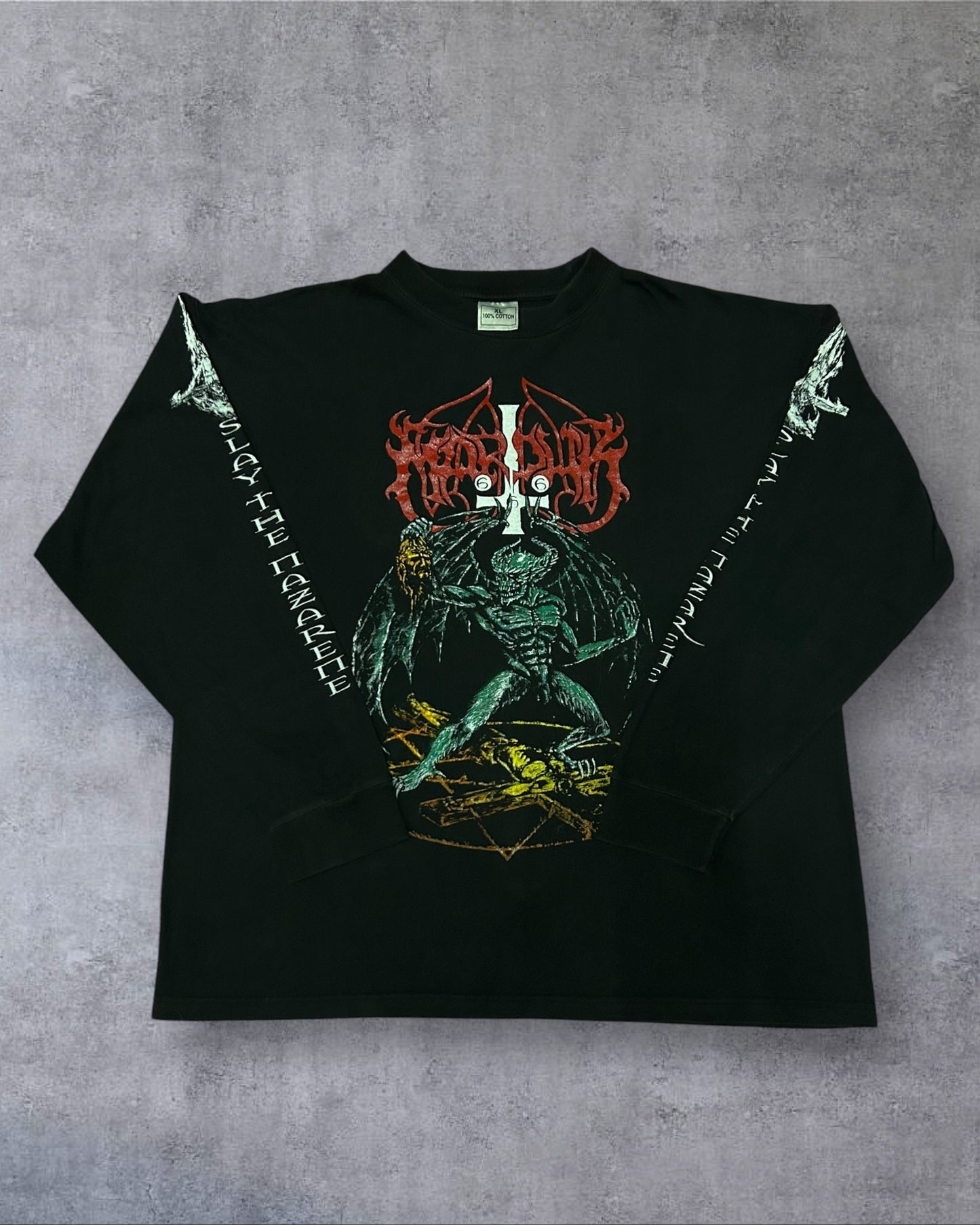 90s Marduk - Slay The Nazarene Long Sleeve XL