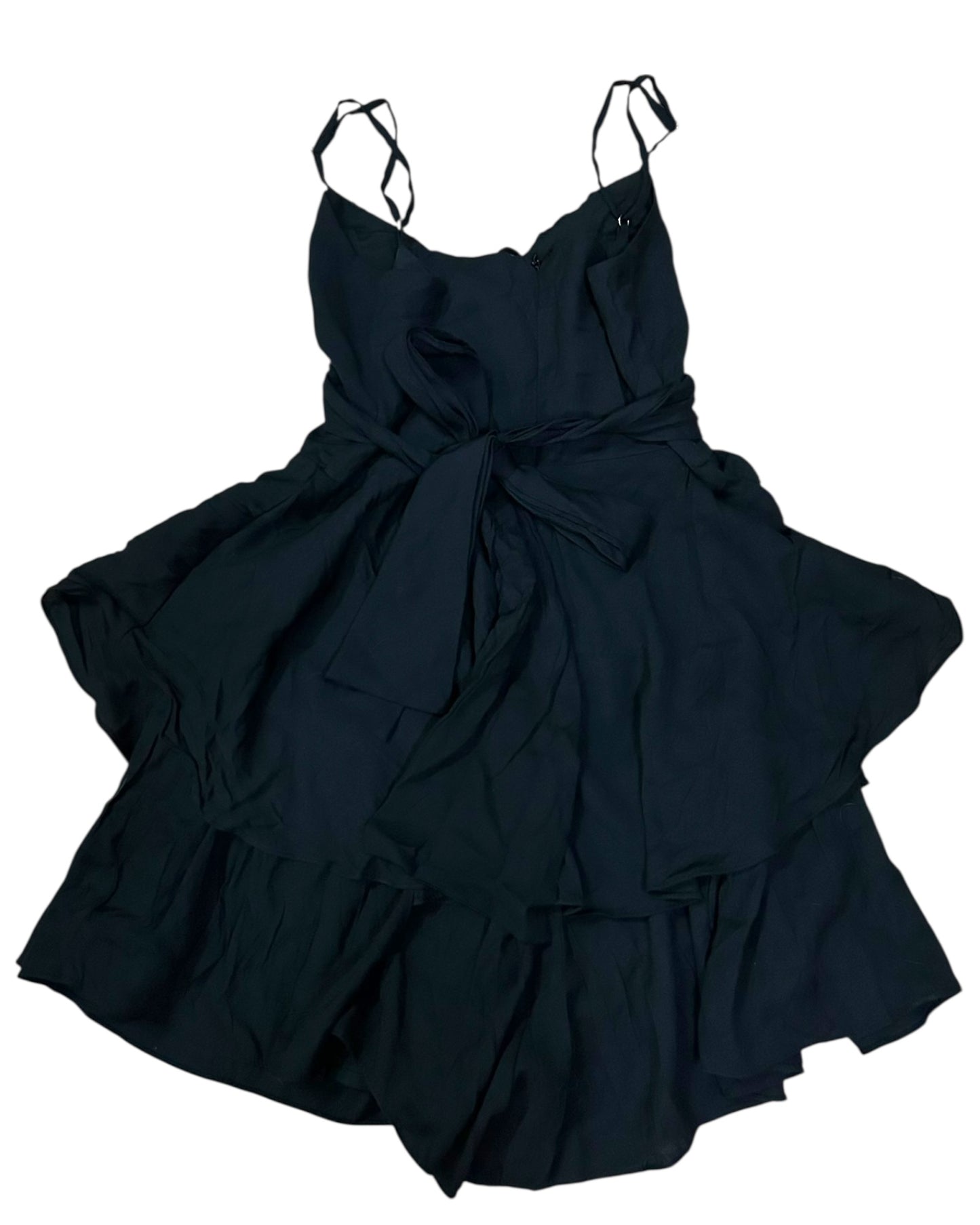 Black Flowy Mini Dress XS