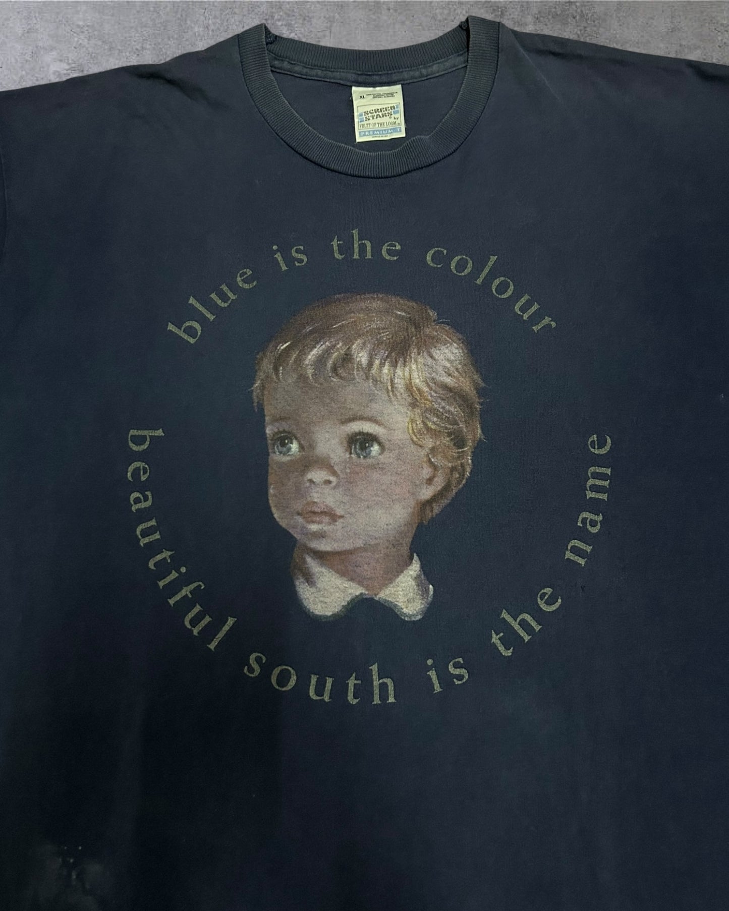 Vintage 1996 The Beautiful South - Blue is the Colour Tour Shirt XL