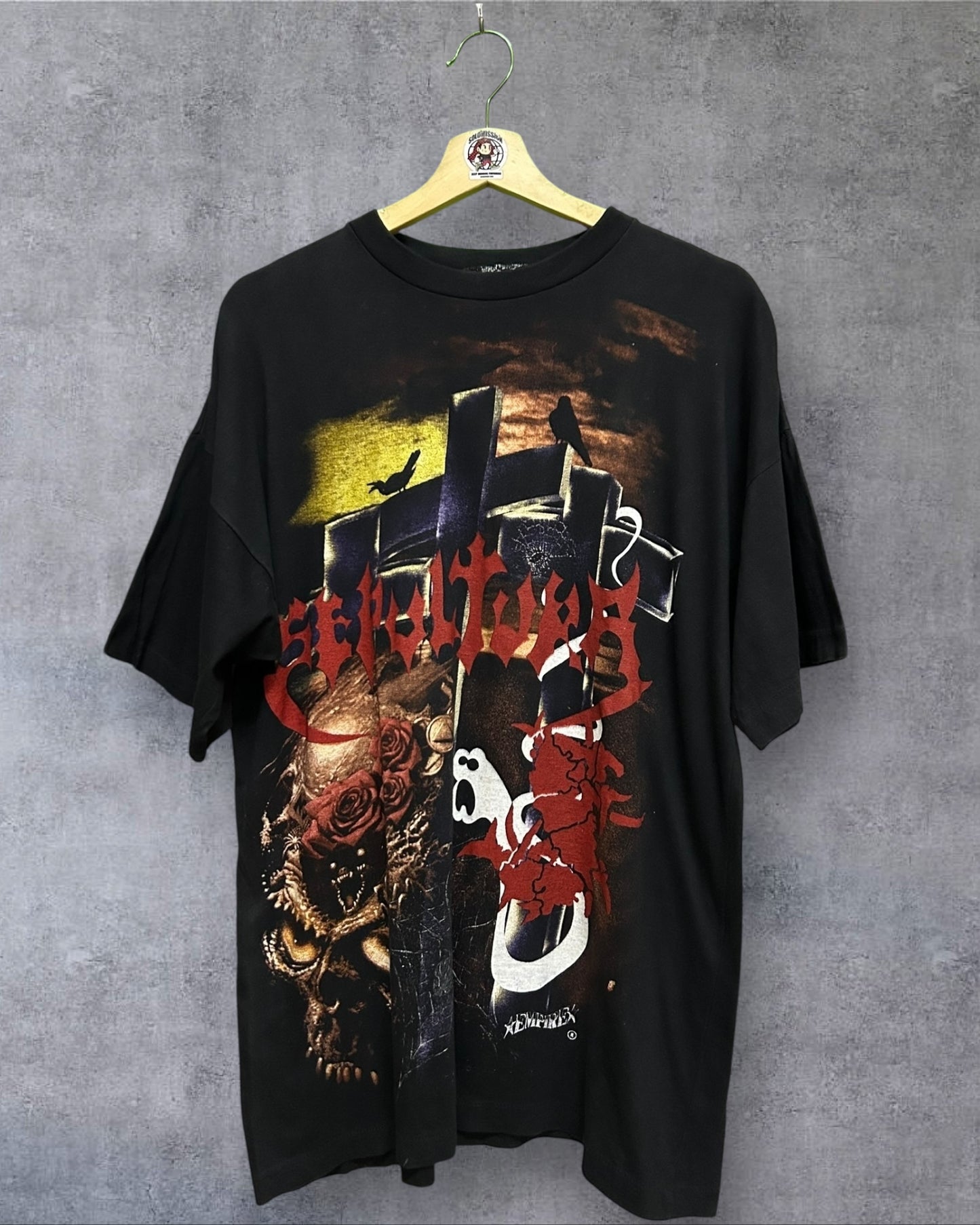 90s Sepultura “Chaos” Euro (Remove Empire Tag) Large