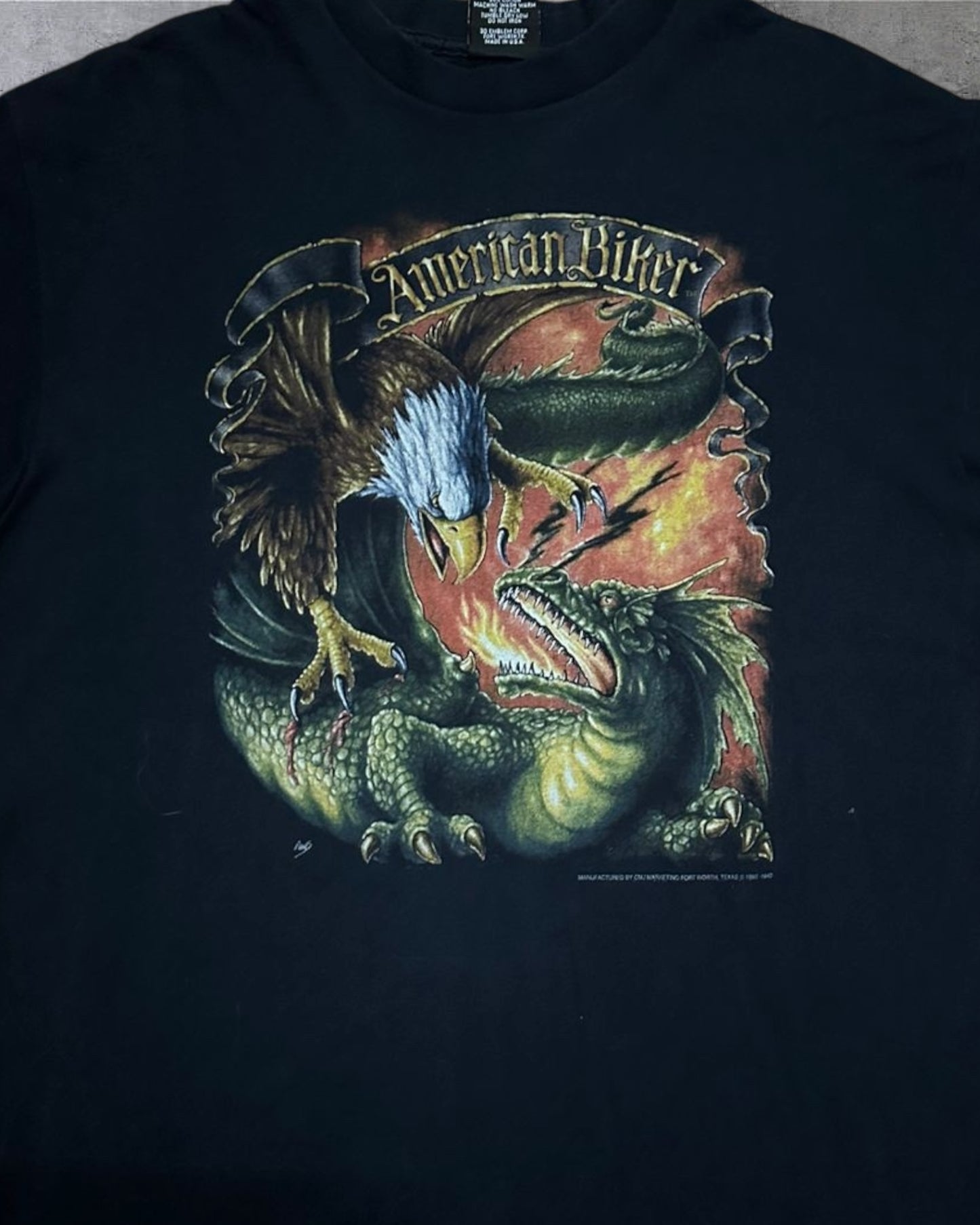 90s 3D Emblem “Eagle & Dragon” XL