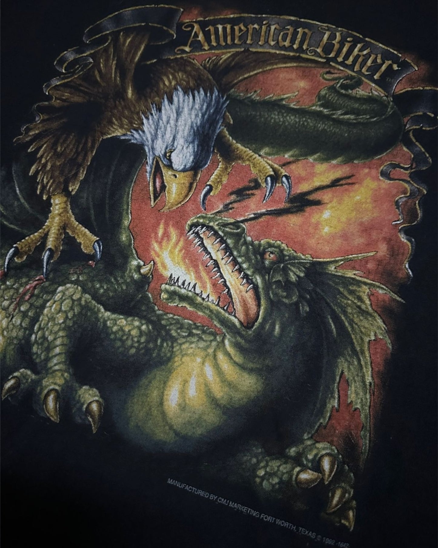 90s 3D Emblem “Eagle & Dragon” XL