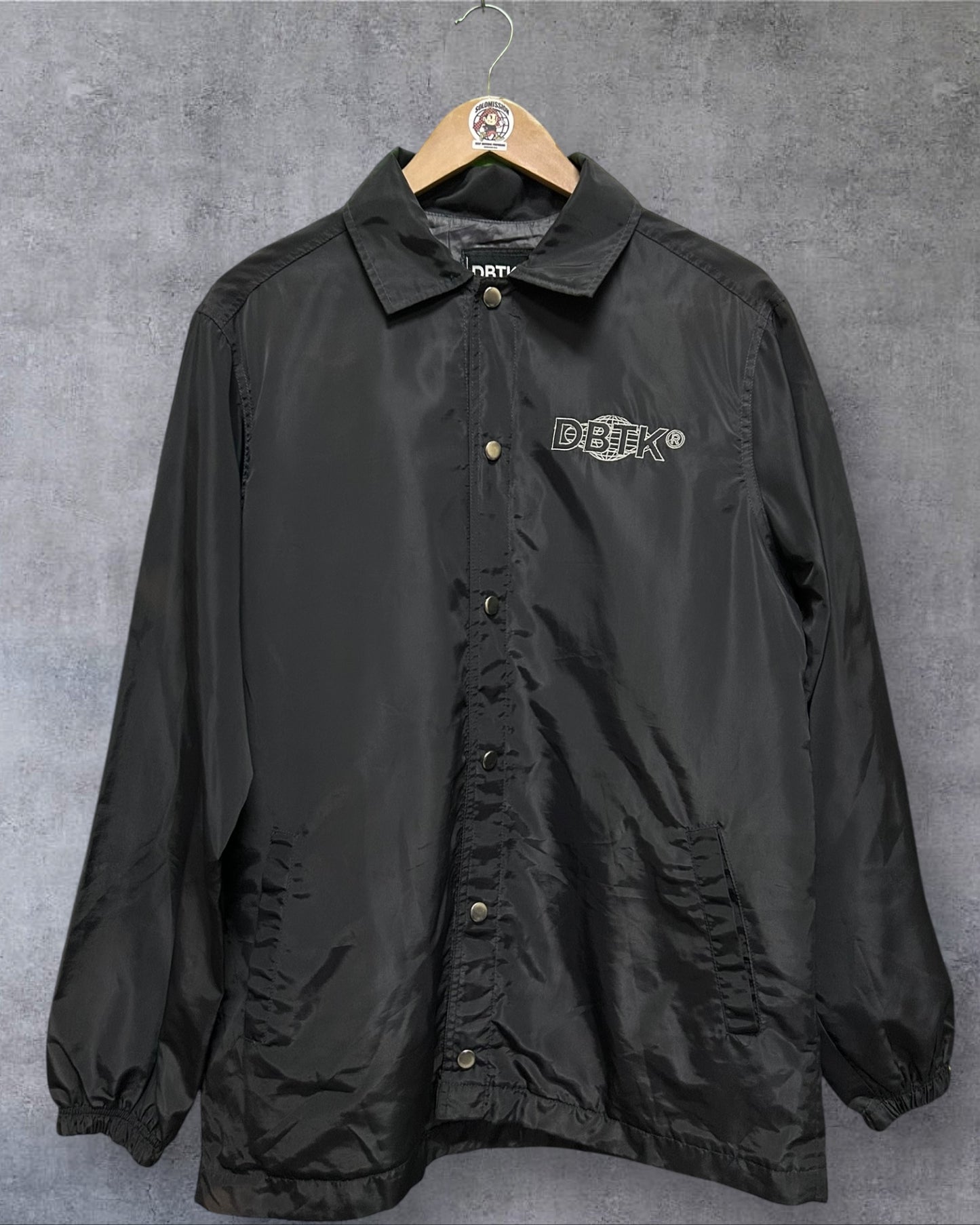 Men’s Black DBTK Windbreaker Jacket
