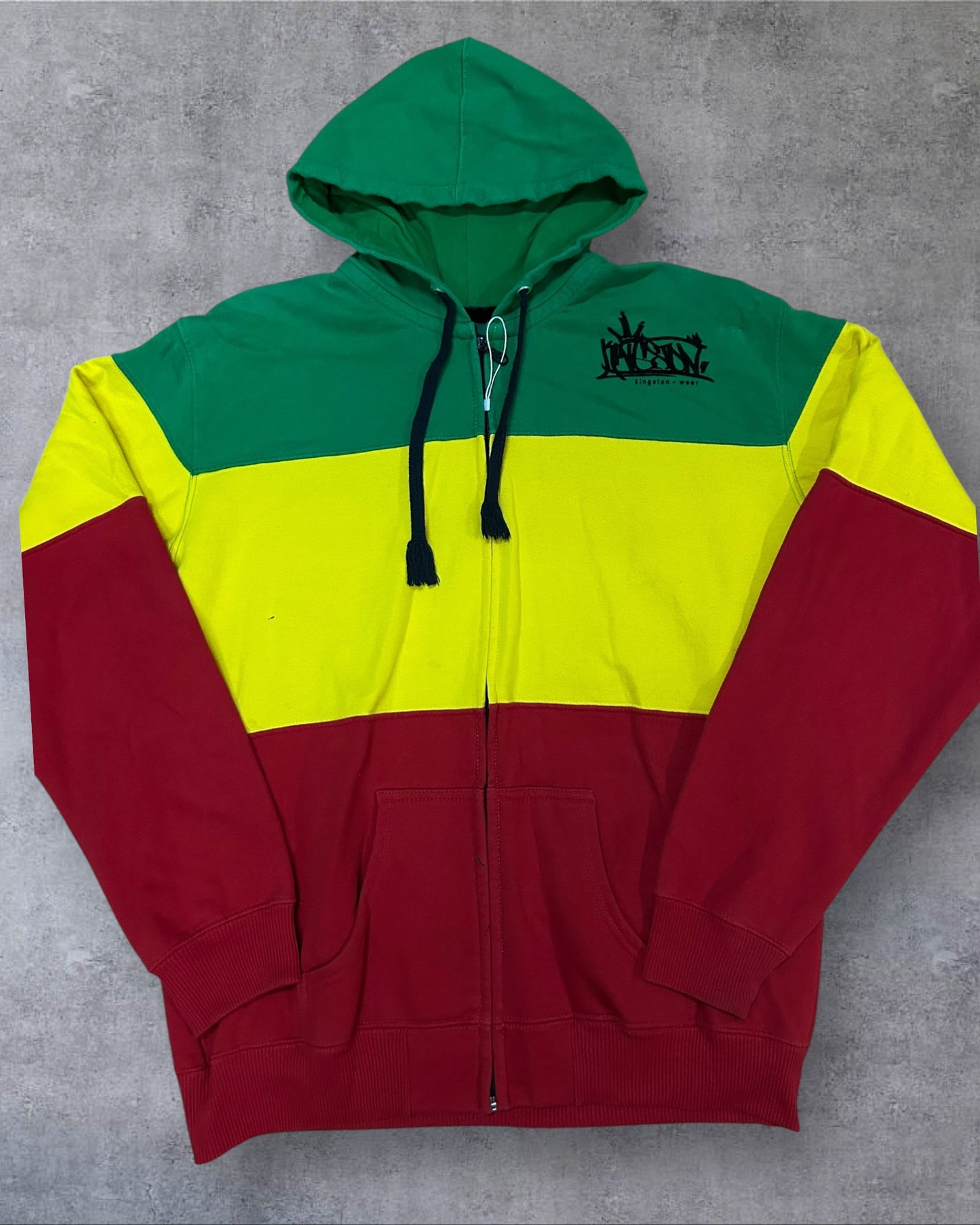 Kingston Wear Rasta Hoodie XL