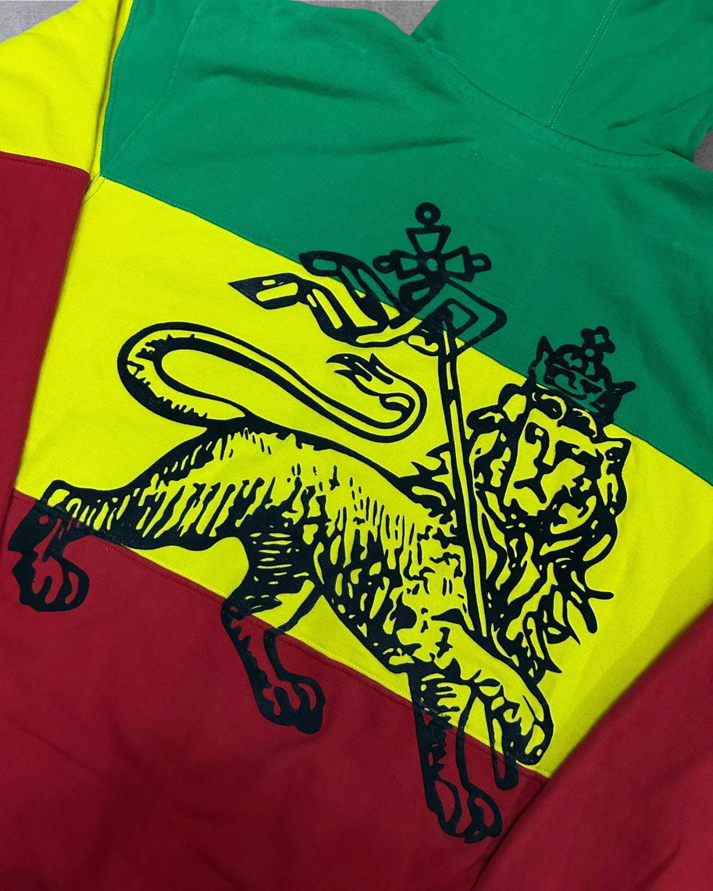 Kingston Wear Rasta Hoodie XL