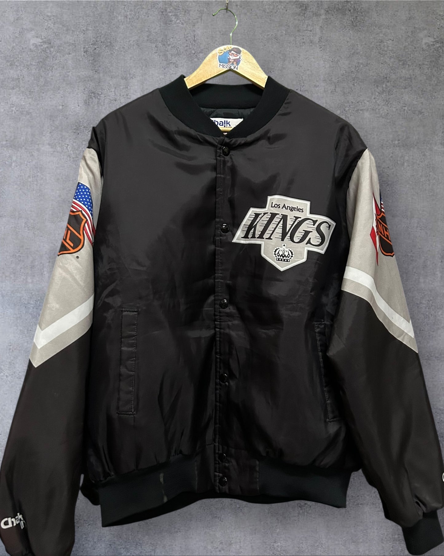 Vintage Los Angeles Kings Chalkline Fanimation Hockey Jacket XL