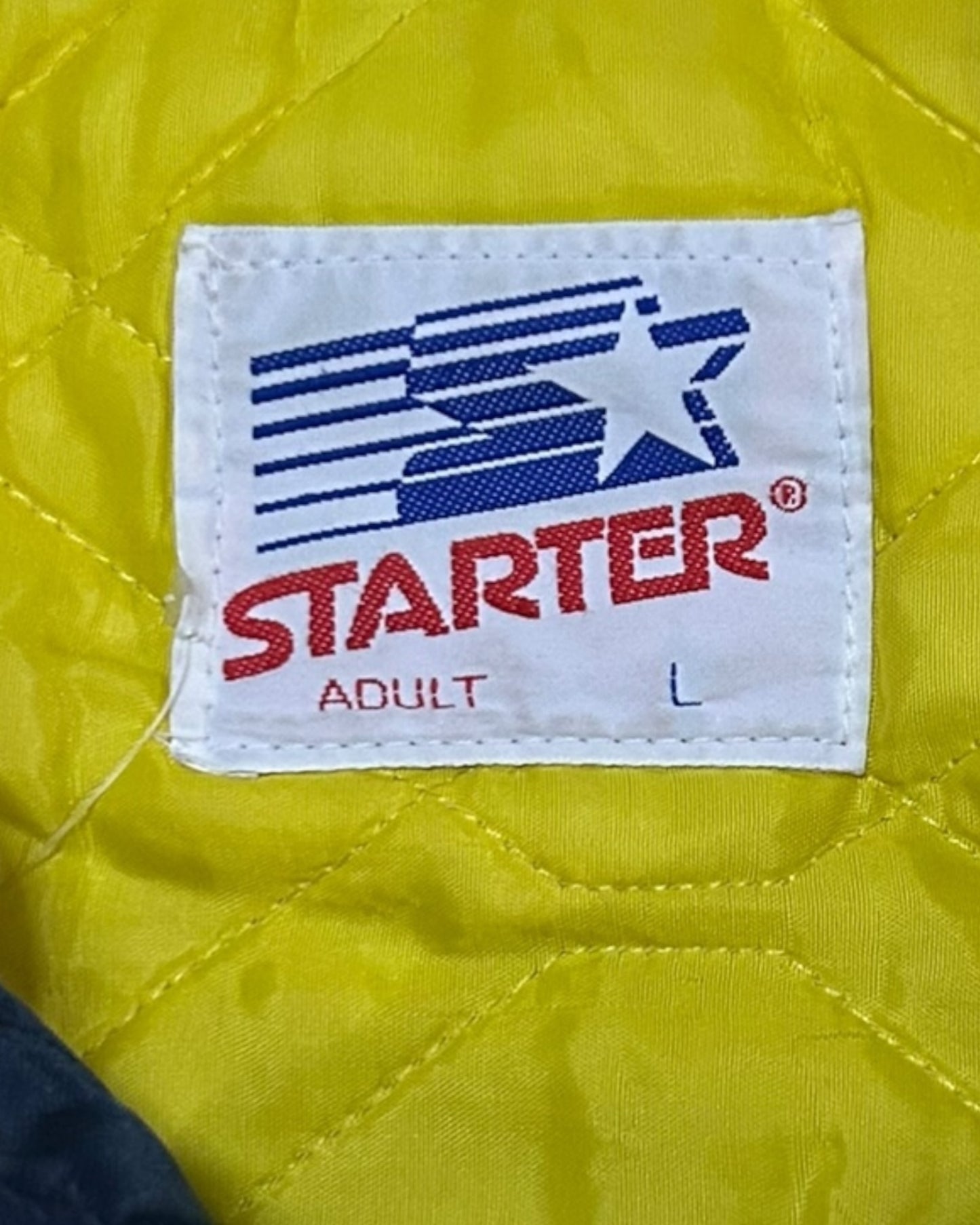 90’s Notre Dame Starter Satin Varsity Jacket Large