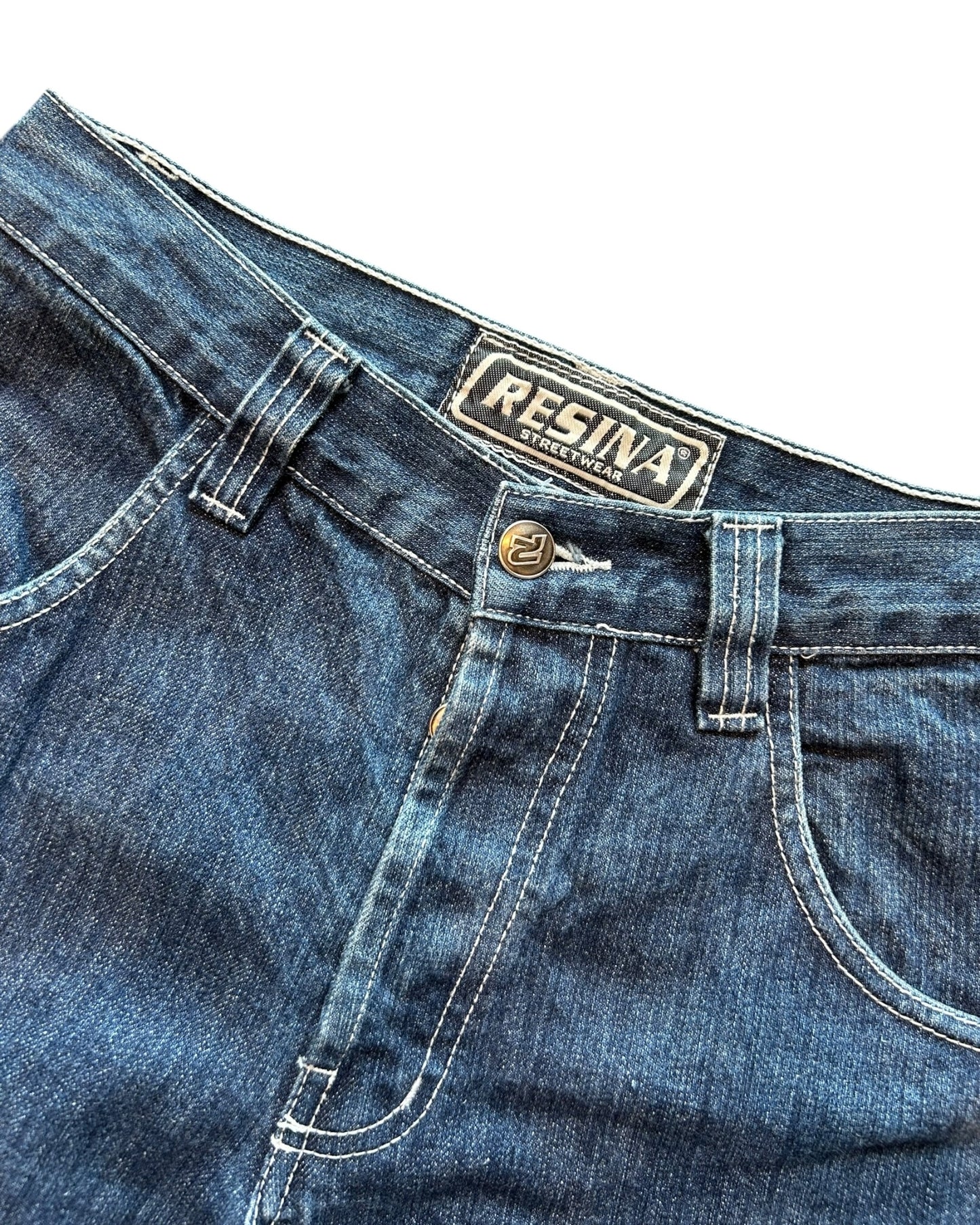 Y2k Resina Streetwear Women’s Baggy Denim Pants Size 26 to 28