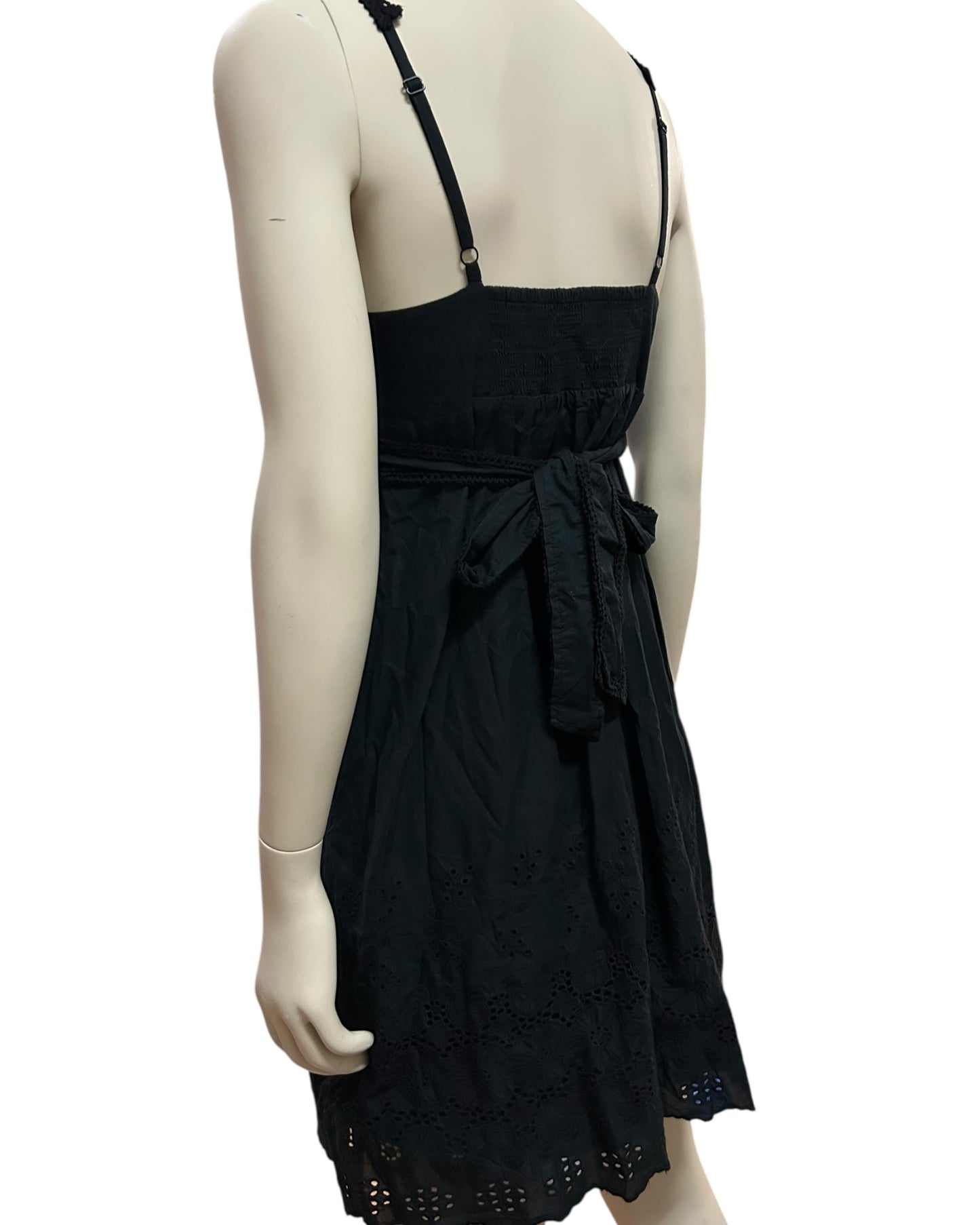 Black Sequin Mini Dress Small