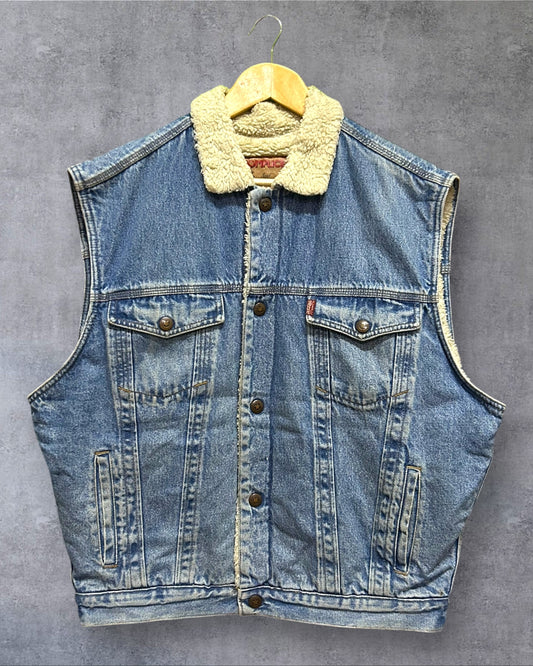 Guns N Roses Rock Band Denim Vest Large