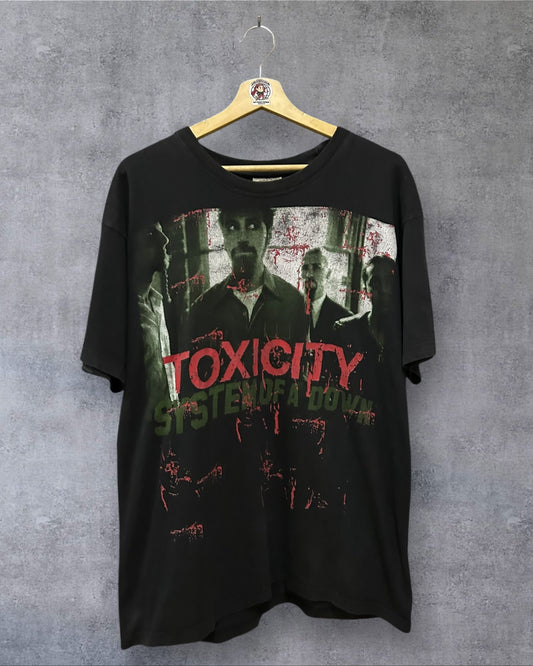 2002 System of The Down Toxicity European Tour Shirt Large