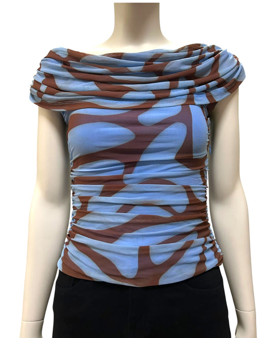 Zebra Konibo Deep Fold Top Small