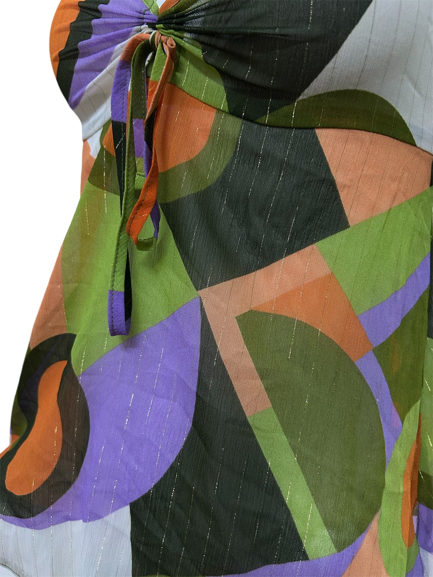 Y2K Sheer Asymmetric Cami Top