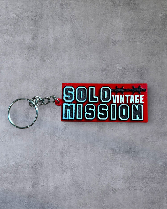 Solo Mission 3D Torn Key Chain