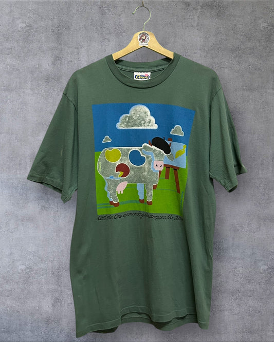Vintage 90’s Cows Art Large