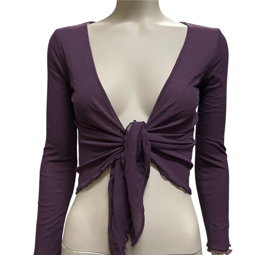 Purple Bolero Cardigan