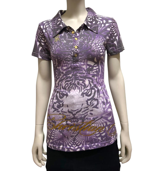 Christian Audigier Women’s Polo Shirt Small to Medium