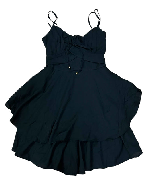 Black Flowy Mini Dress XS