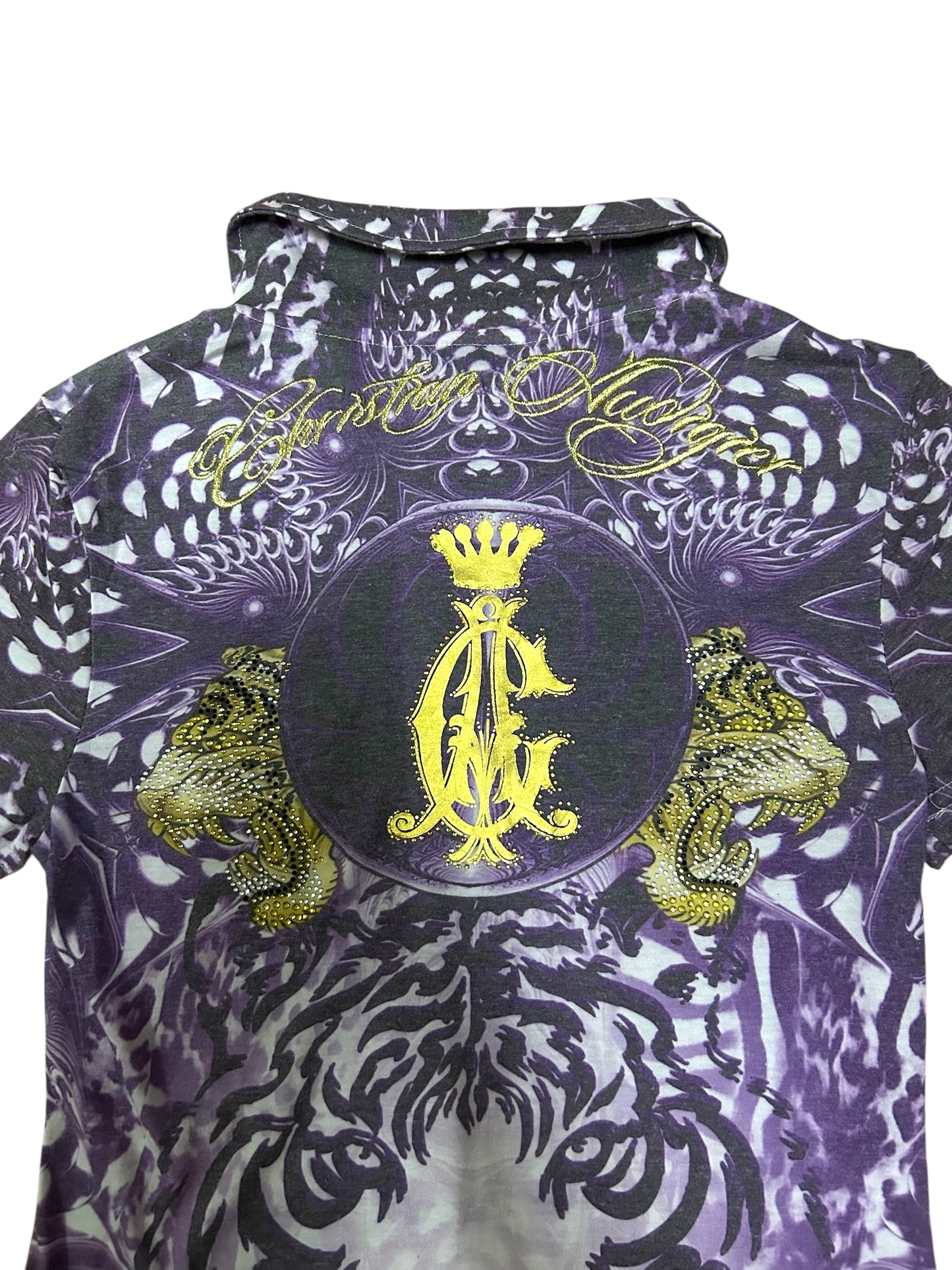 Christian Audigier Women’s Polo Shirt Small to Medium