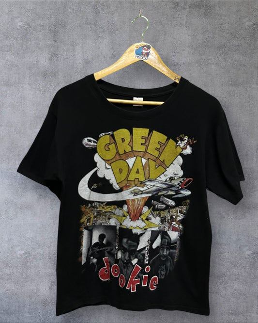 2000’s Green Day Dookie Grayscale Medium on Tag