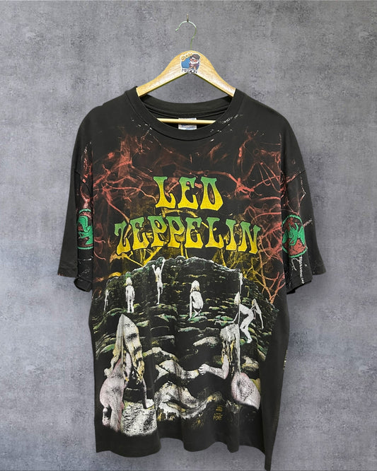 Vintage 1992 Houses of The Holy Led Zeppelin AOP XL