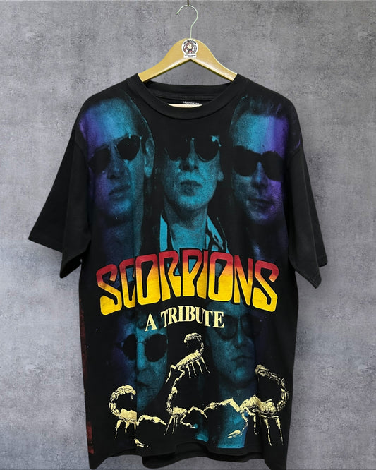 Scorpions “Pure Instinct” 90s Mexican Huntington Ridge Tag XL