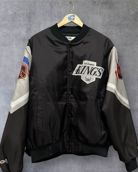 Vintage Los Angeles Kings Chalkline Fanimation Hockey Jacket XL